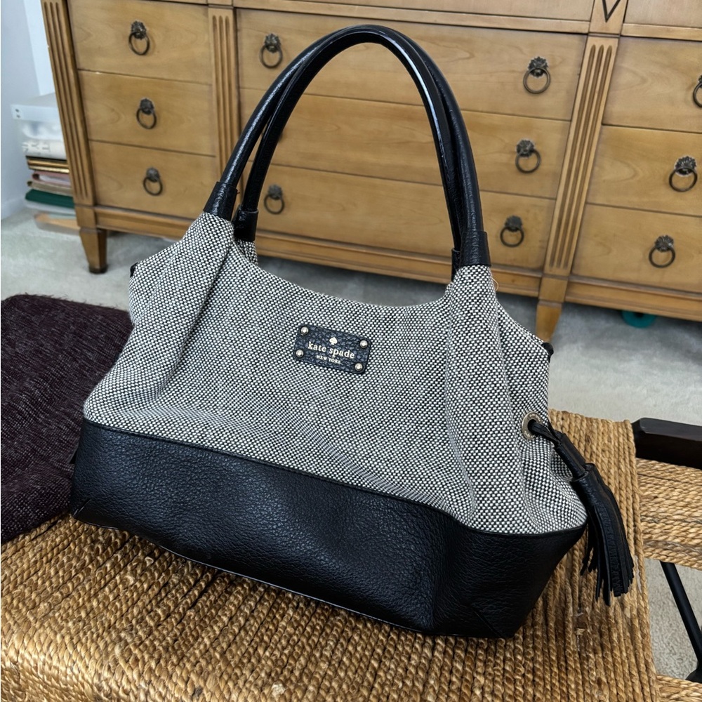 Kate Spade Black and White Shoulder Bag